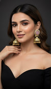 Heritage Jhumkas (Pink)
