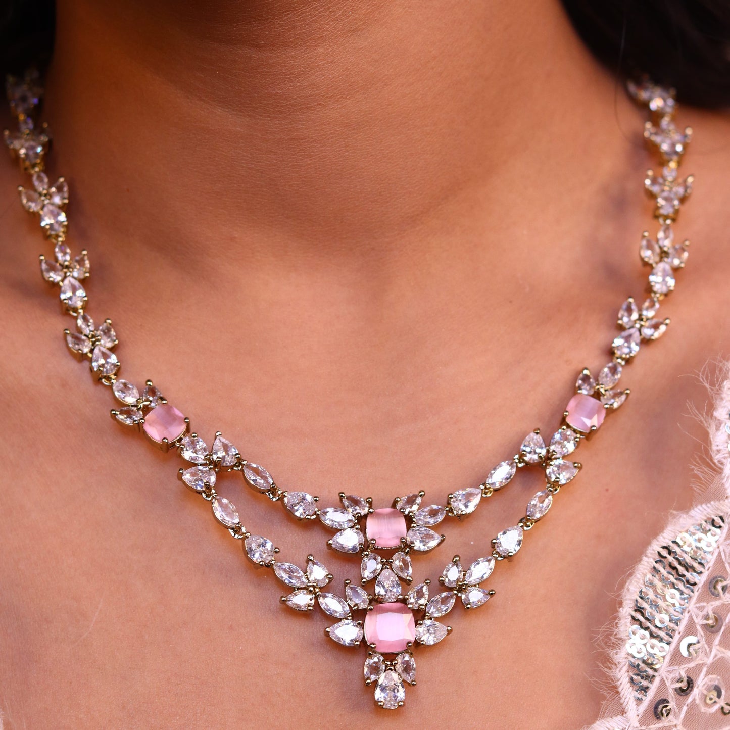Ziva AD Necklace (Pink)