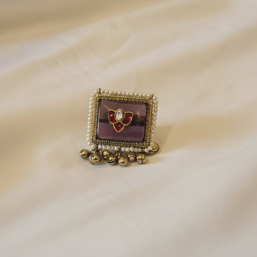 Zarina Adjustable Kashmiri Ring