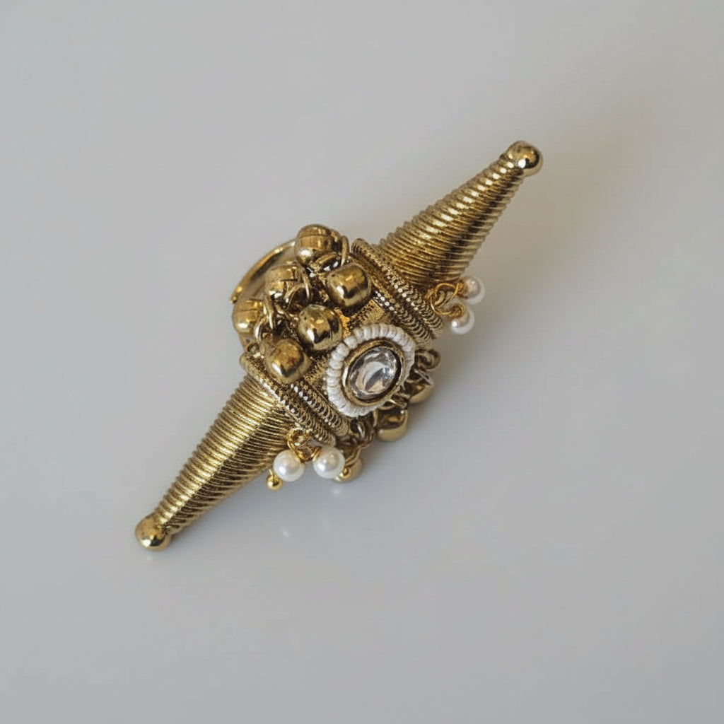 Zyra Adjustable Kashmiri Ring