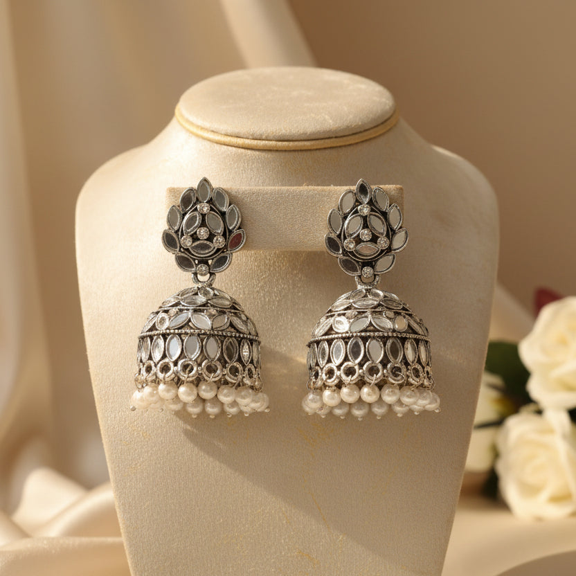 Chandani Oxidize Jhumkas