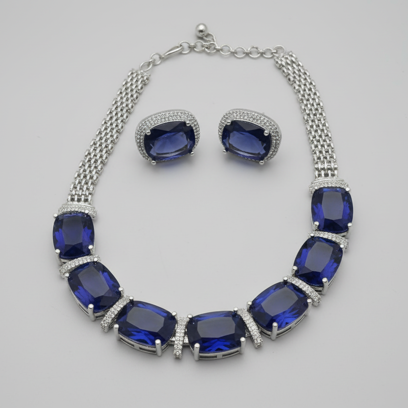 Orra AD Necklace (Purple)