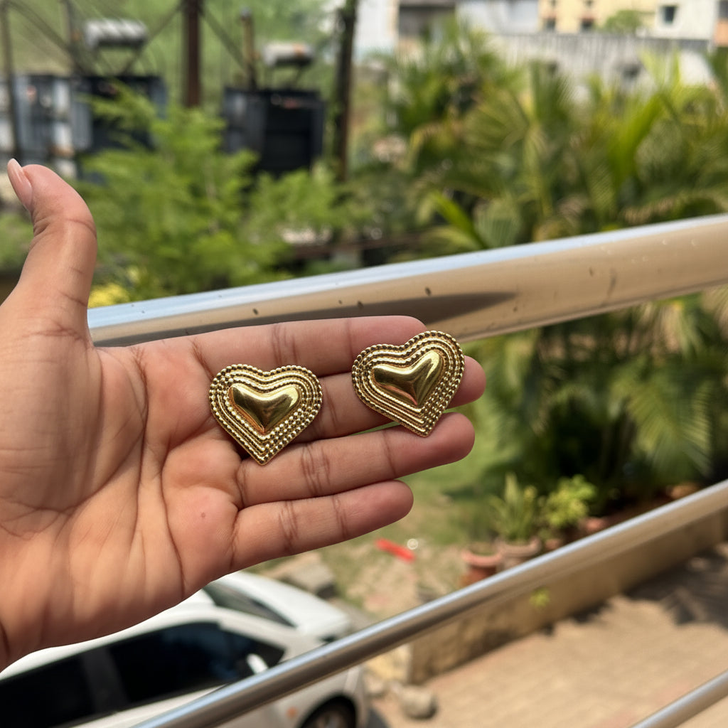 LittleHeart Anti-tarnish Earrings