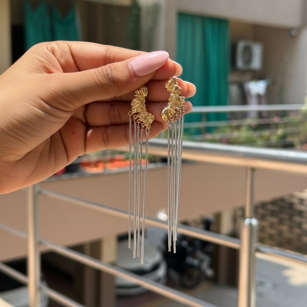 Silver Drops Anti-tarnish Earrings