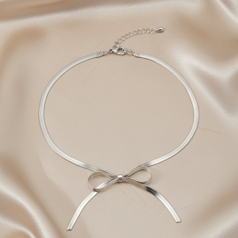 Bow Braclet (Silver)