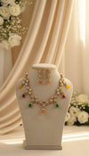 Noorika Kundan Set (Multi-colour)