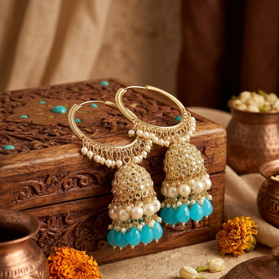 Rooh Chandbali (Blue)