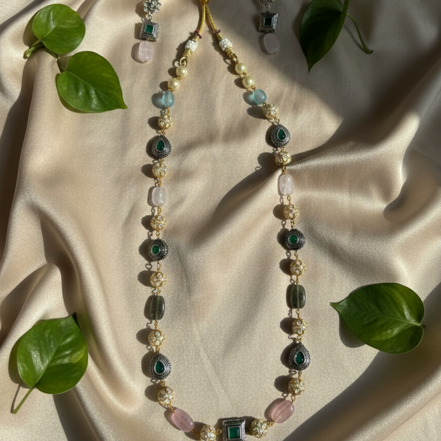 Royal Mala (Blue-Green-Pink)