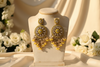 Aarohi Kundan Earrings (Yellow)
