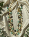 3 Tier Maharani Mala (Mint Green)