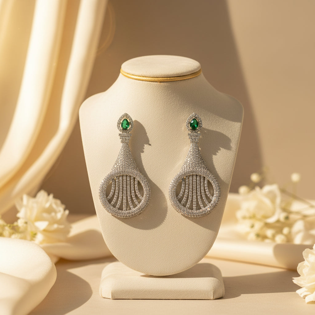 Alra AD earrings (Green)