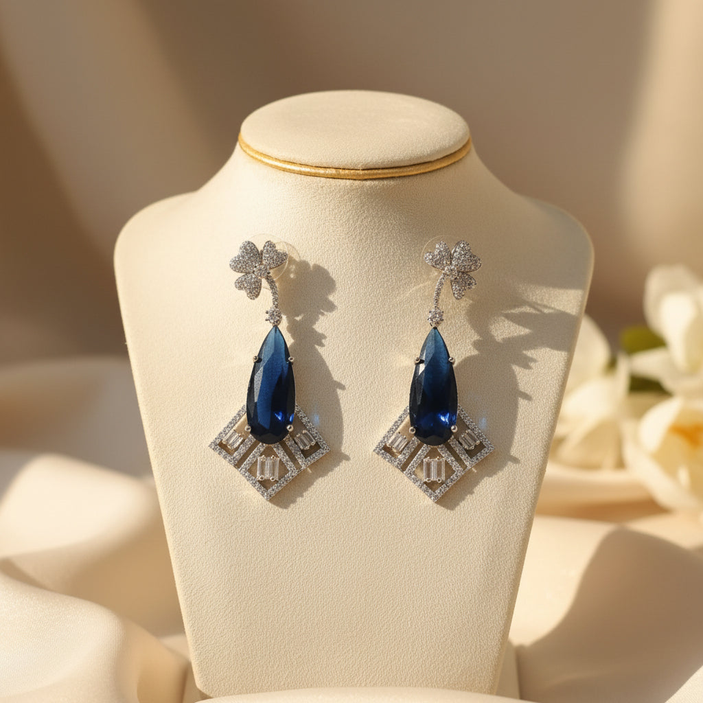Aster AD Earrings (Blue)