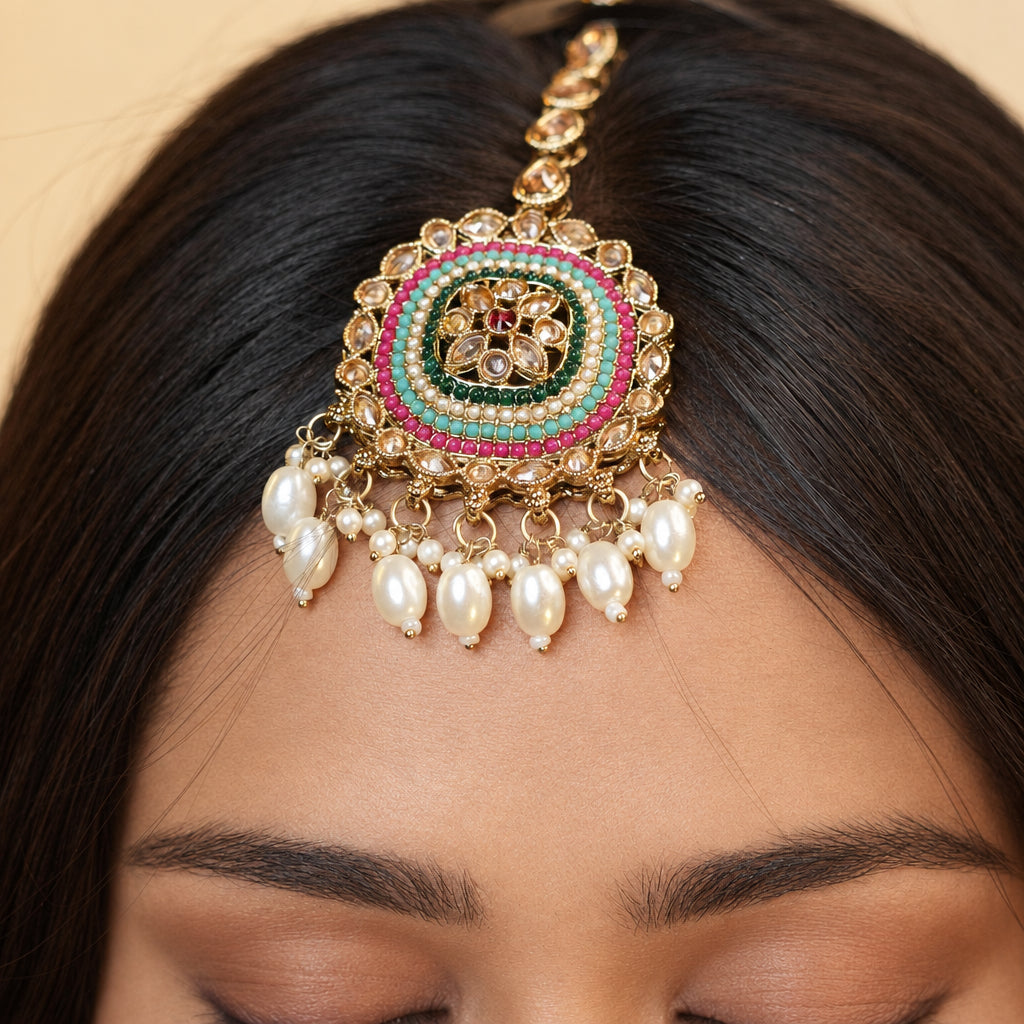 Maira Multi-colour Chain Earrings