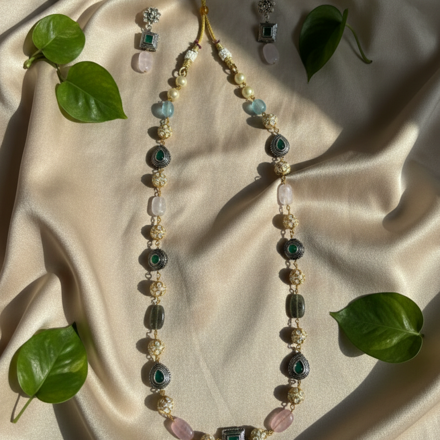 Royal Mala (White-Blue-Pink)