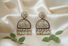 Mahi Kundan Earrings (Wine)