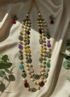 3 Tier Maharani Mala (Multi- Colour)