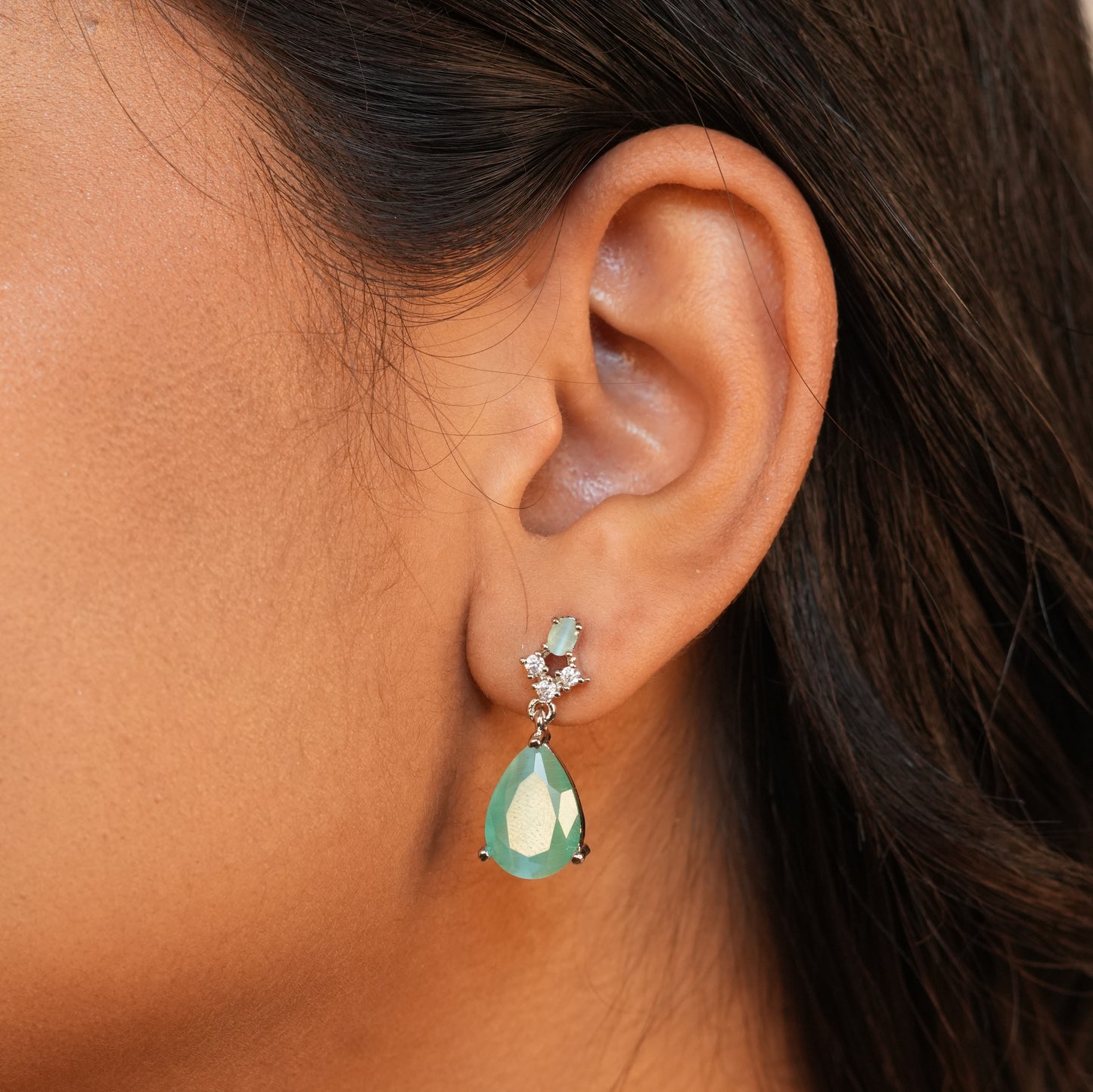 Aqua AD Necklace (Mint Green)