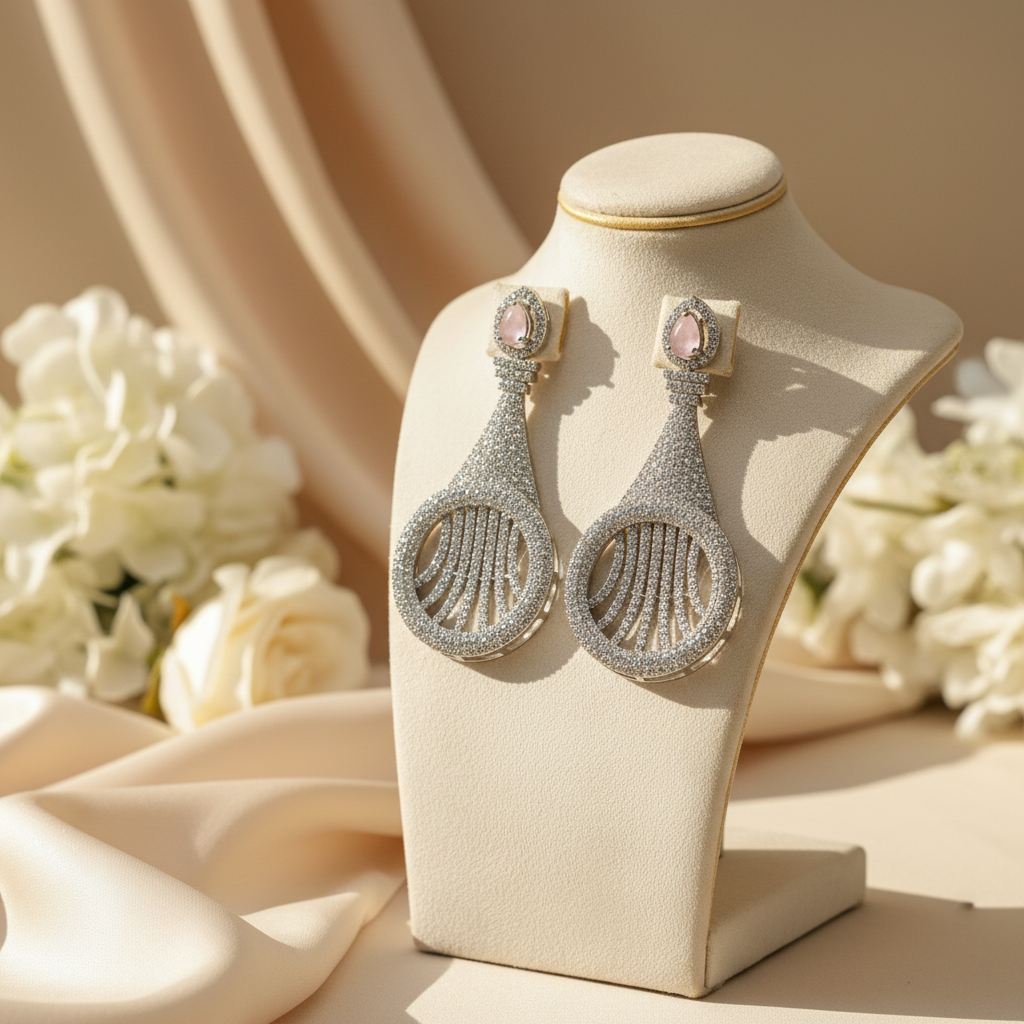 Alra AD earrings (Pink)