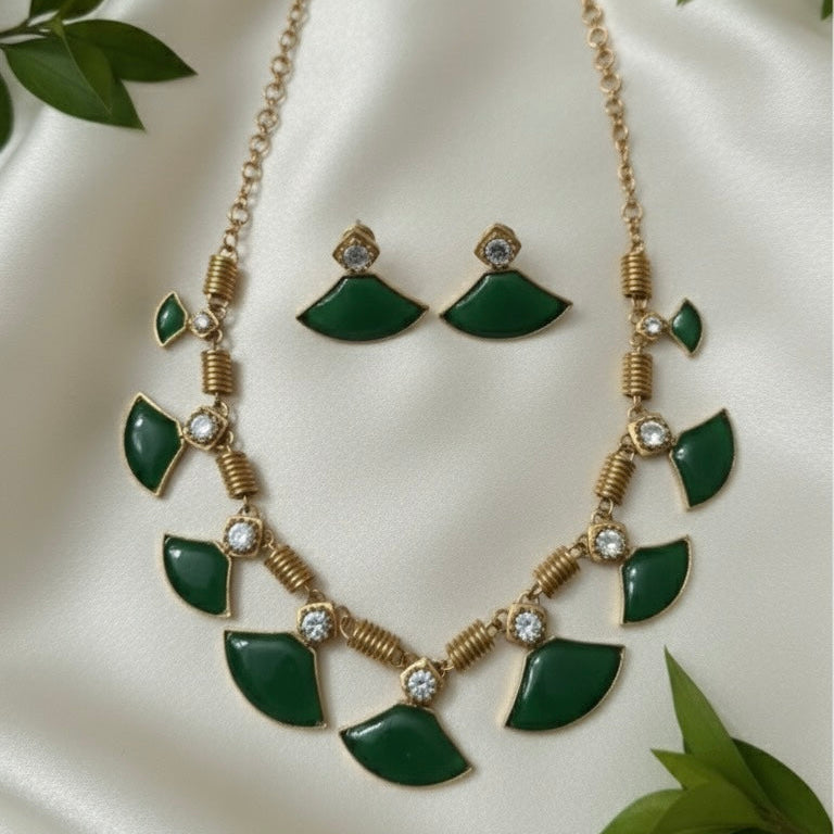 Green Charm AD Necklace