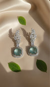 Bloomy AD Earrings (Mint Green)