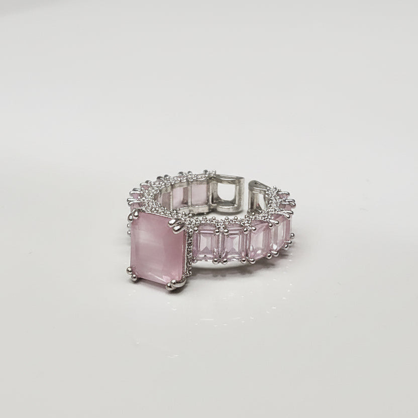Premium Diamond AD Ring (Pink)