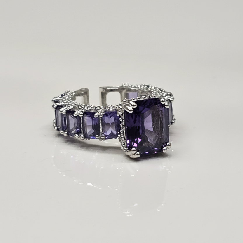 Premium Diamond AD Ring (Purple)
