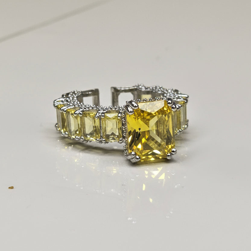 Premium Diamond AD Ring(Yellow)