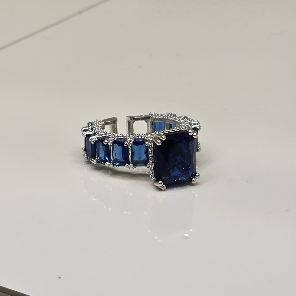 Premium Diamond AD Ring(Blue)