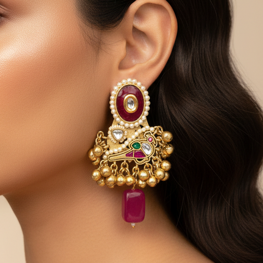 Ruhika Kashmiri Earrings