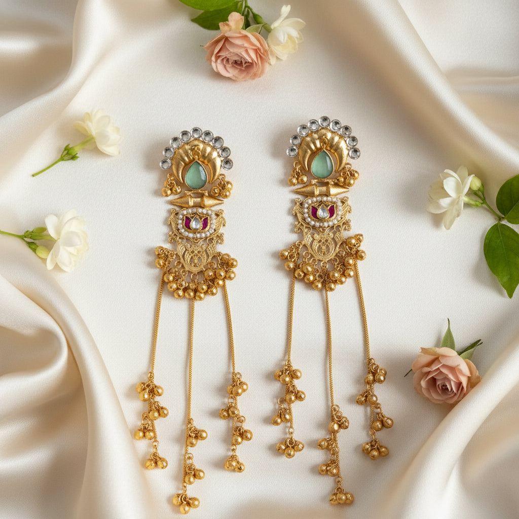 Noor Mahal Kashmiri Earrings