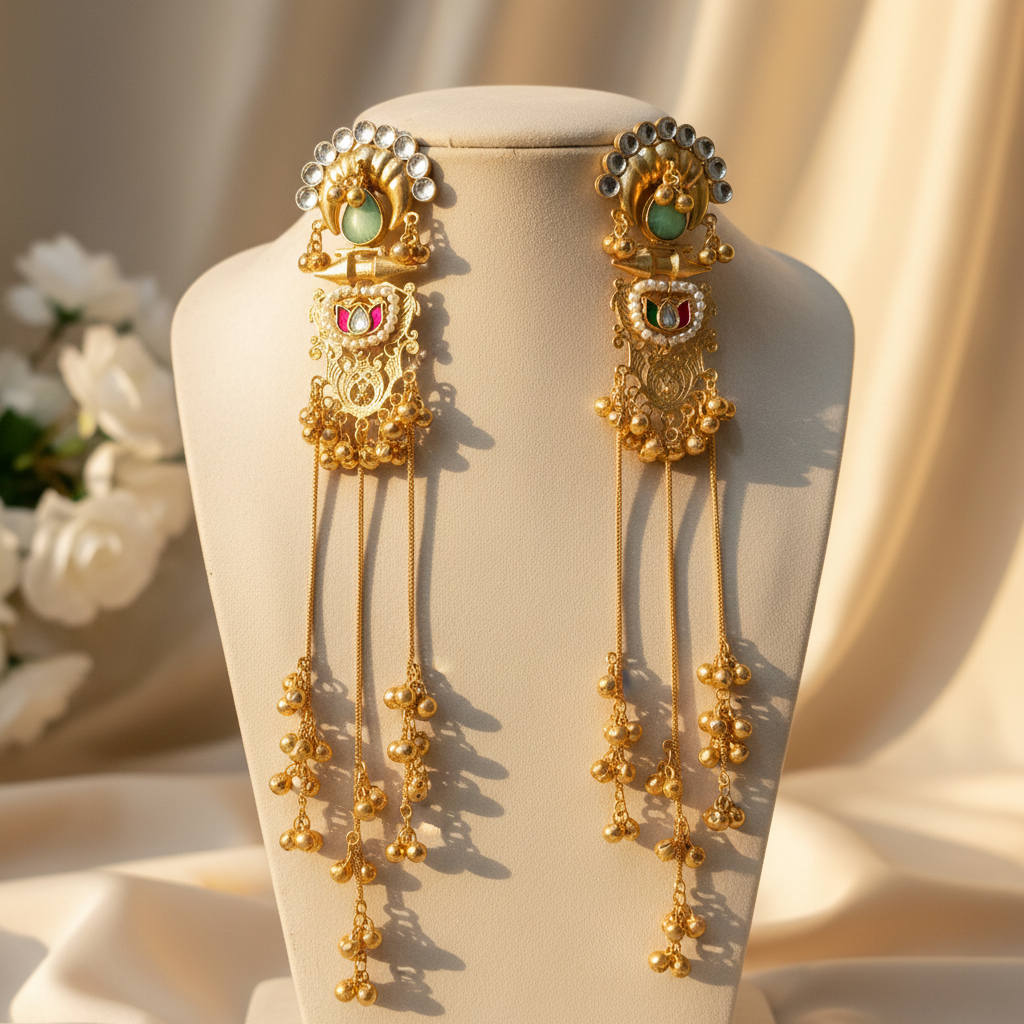 Noor Mahal Kashmiri Earrings
