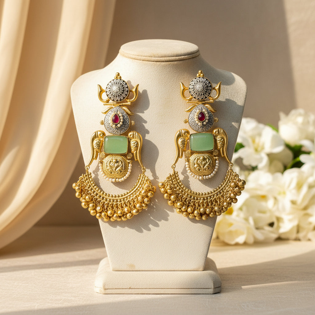 Shikara Kashmiri Earrings