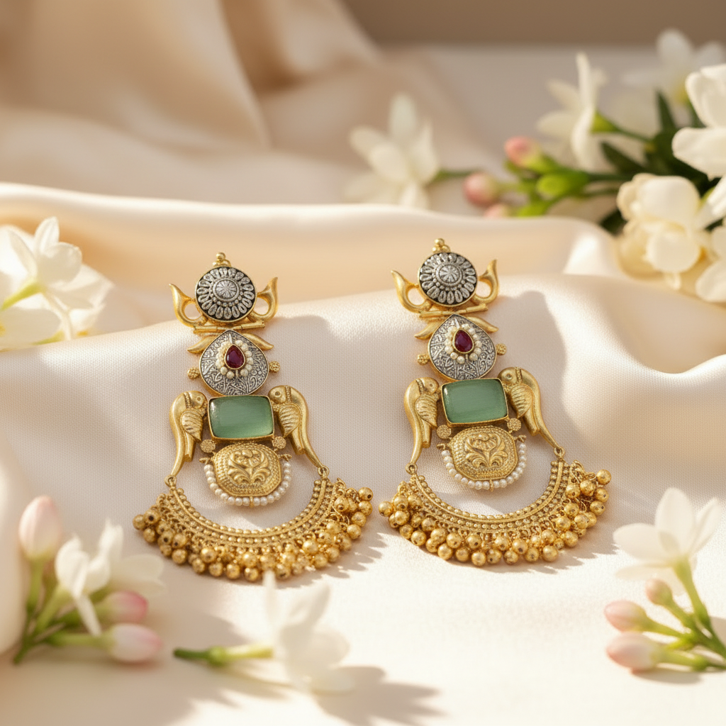Shikara Kashmiri Earrings