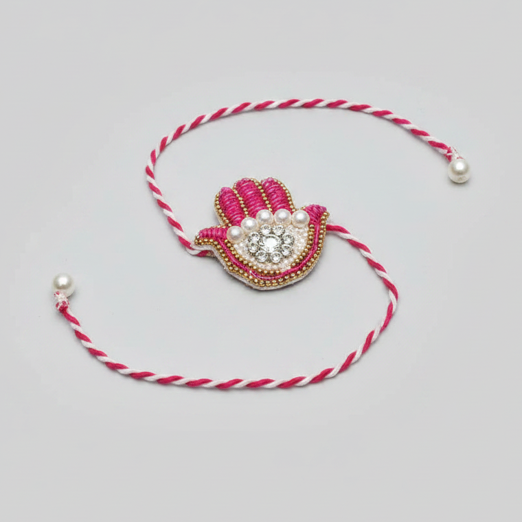 Pink Evil Eye Rakhi