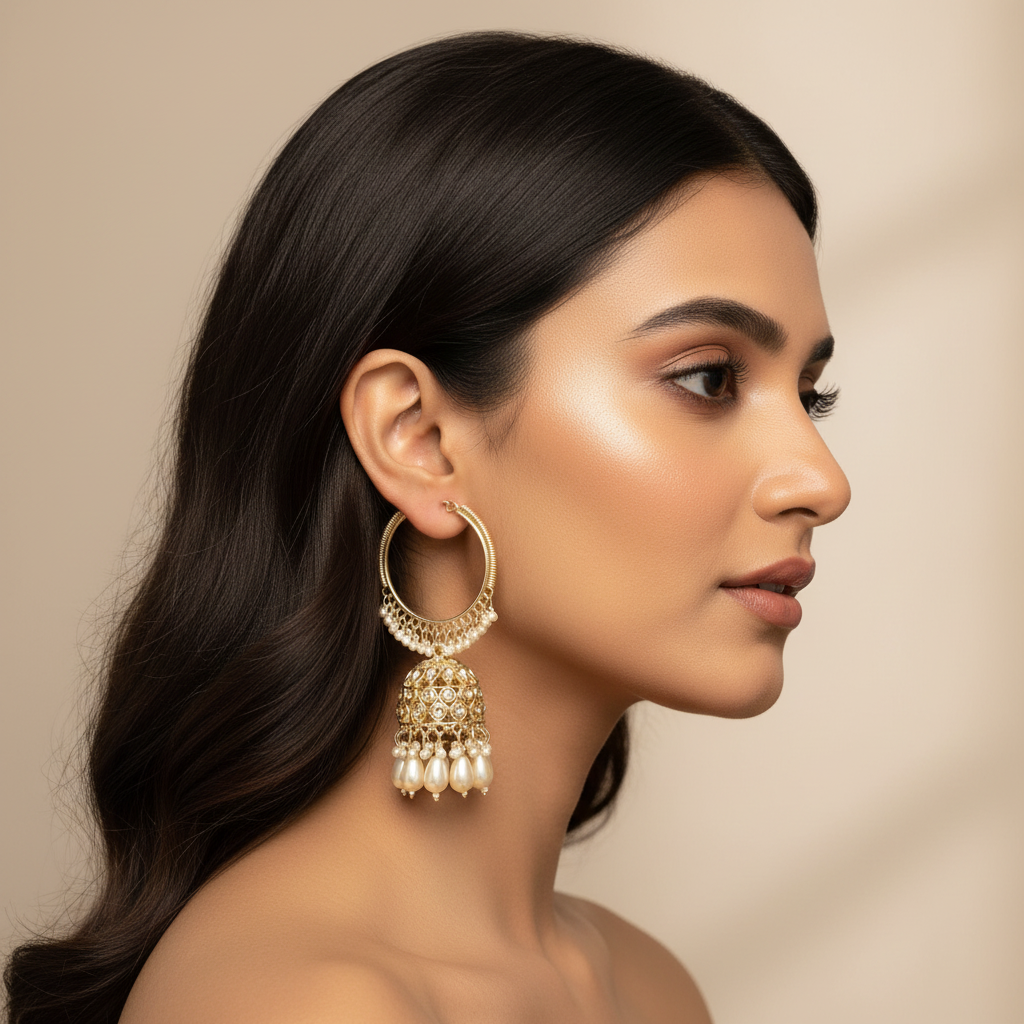 Mira Pearl Chandbali