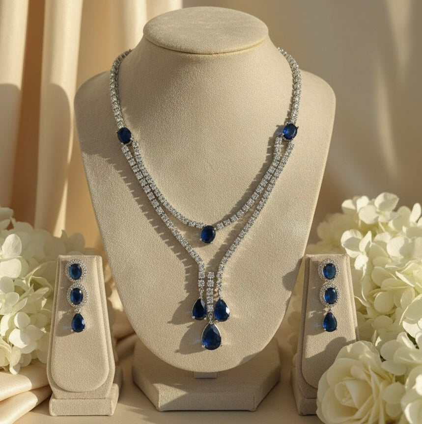 Riva AD Necklace (Blue)