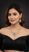 Naira Kundan Necklace (White)