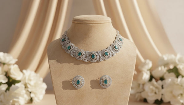 Elira AD Necklace (Mint Green)