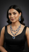 Regal Tier AD Necklace (Blue)