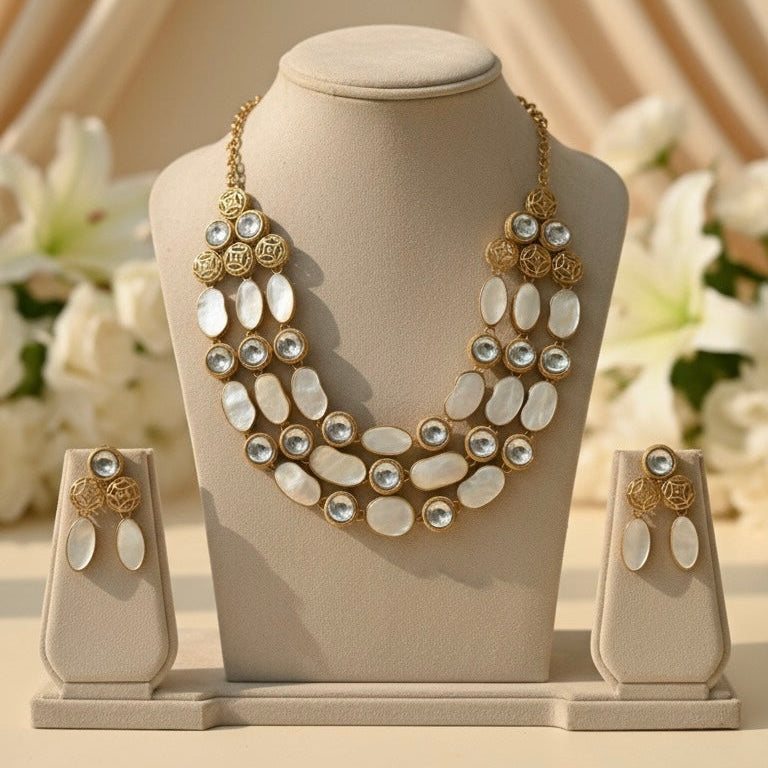 Zeen Kundan Necklace