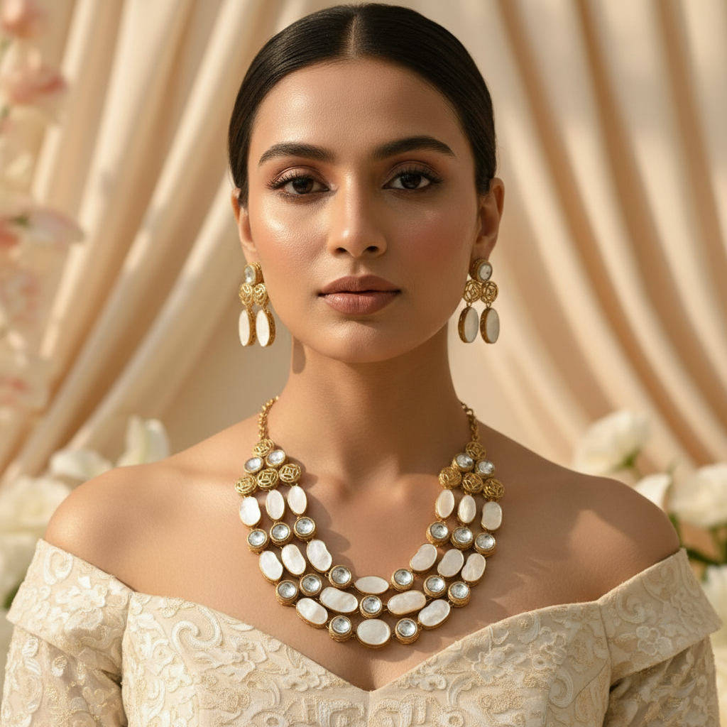 Zeen Kundan Necklace
