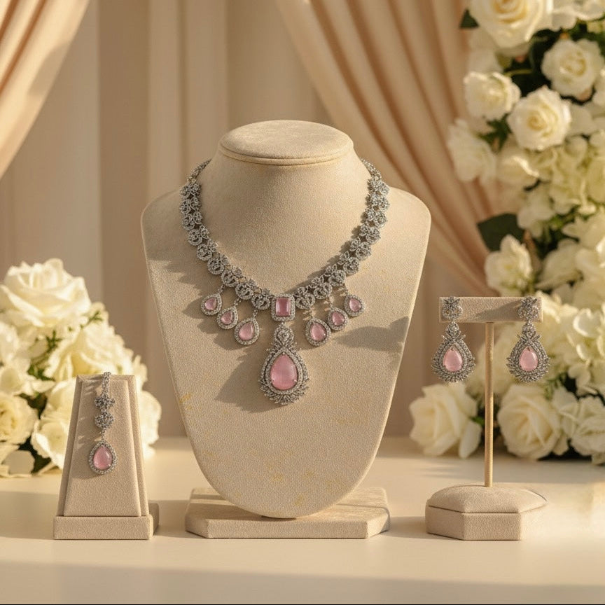 Diva AD Necklace (Pink)