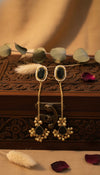 Ishika Kashmiri Earrings (Black)