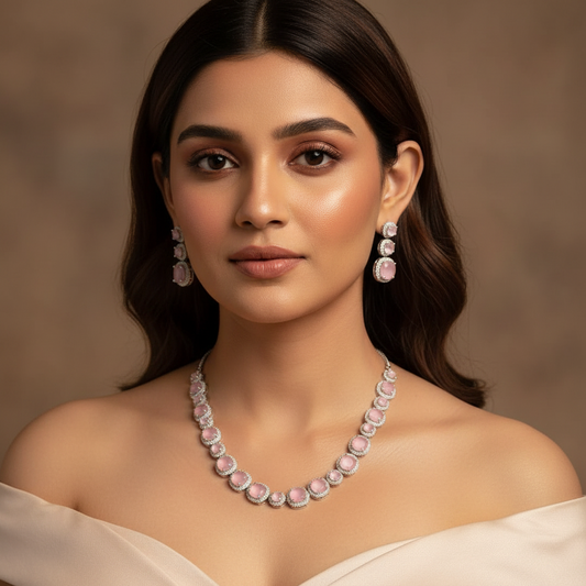Royale Glow AD Necklace (Pink)