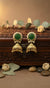 Heritage Jhumkas (Green)