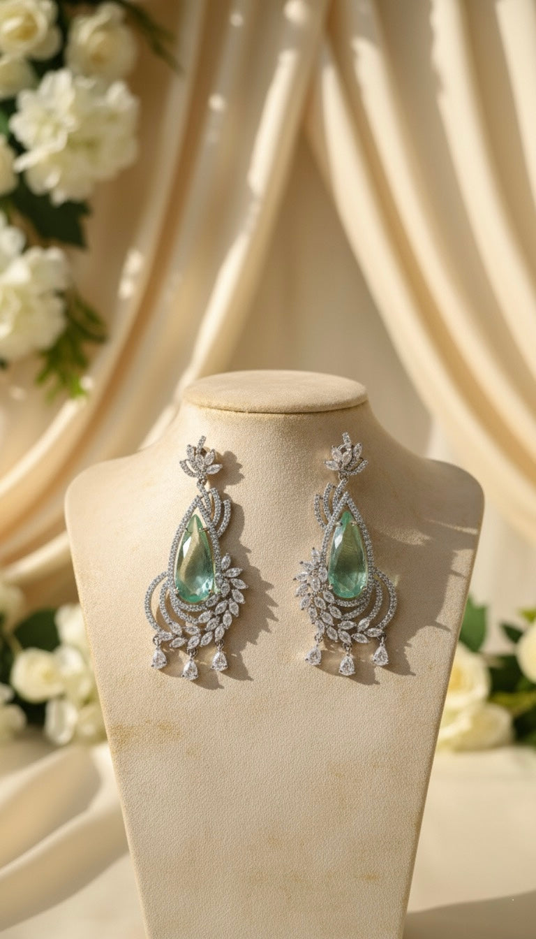 Lyra AD Earrings (Mint Green)