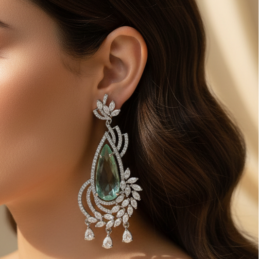 Lyra AD Earrings (Mint Green)
