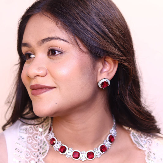 Veya AD Necklace (Wine)