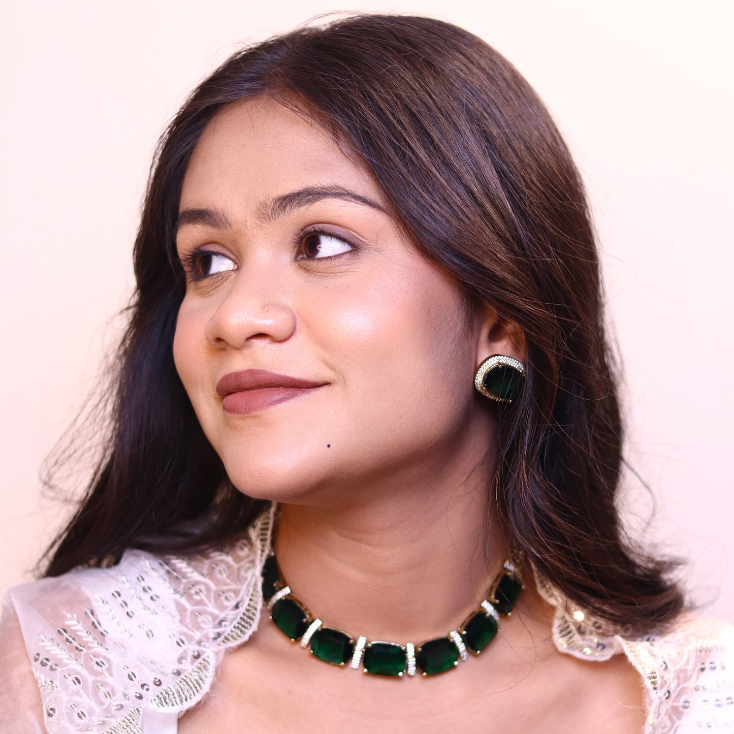 Royal Edge AD Necklace (Green)