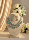 Shimmer AD Necklace (Mint Green)